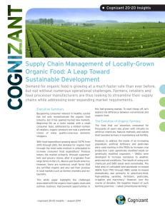 Supply Chain Management of Locally