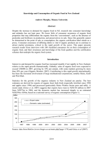 Mapping the globalization of organic foods: driving forces