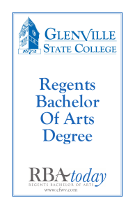 Regents Bachelor Of Arts Degree