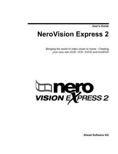 NeroVision Express 2 - Hewlett