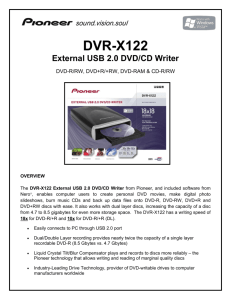 DVR-X122 - Pioneer