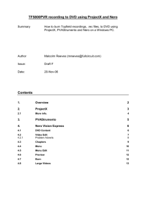 TF5800PVR recording to DVD using ProjectX and Nero