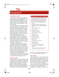 Emergencies - The Merck Publishing Group