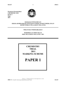 mark scheme paper 3