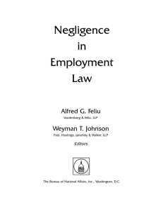 Negligence in Employment Law