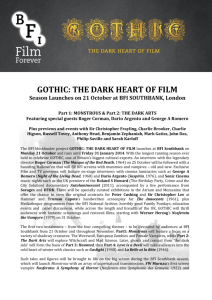 gothic: the dark heart of film