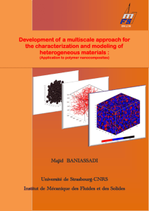 Development of a multiscale approach for the characterization and