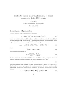 Brief notes on non-linear transformations