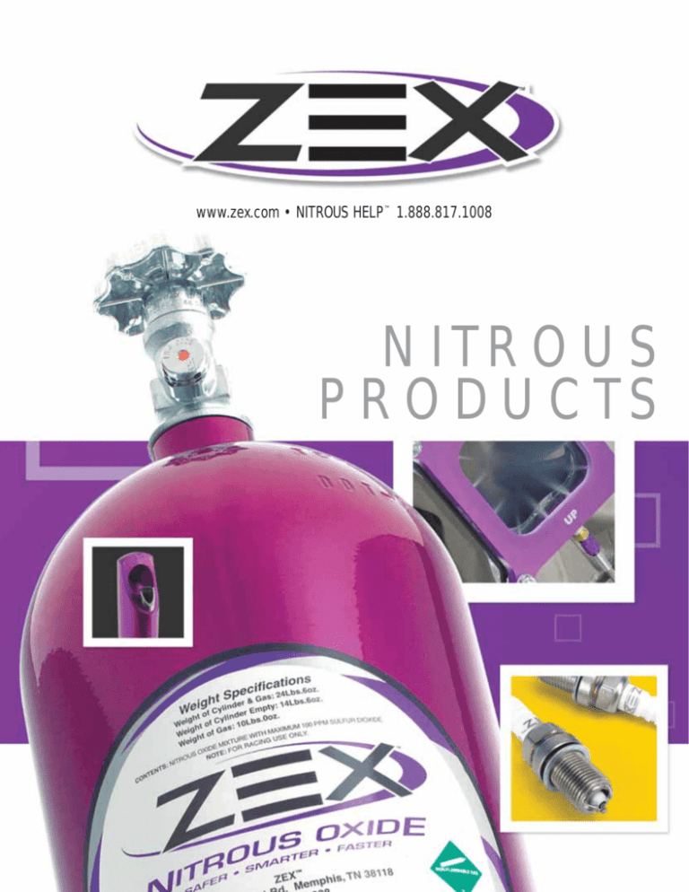 ZEX 82311 Race Square Flange Perimeter Plate Nitrous System w/ 10 lb Purple Bottle 