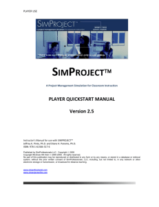 player use simproject