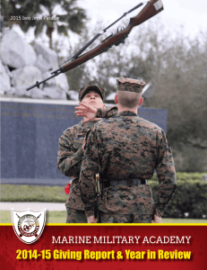 Giving Report - Marine Military Academy