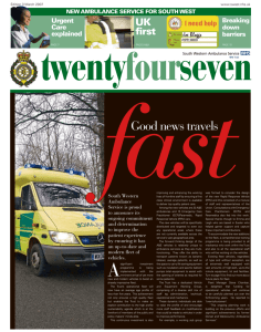 Edition 3 - South Western Ambulance Service