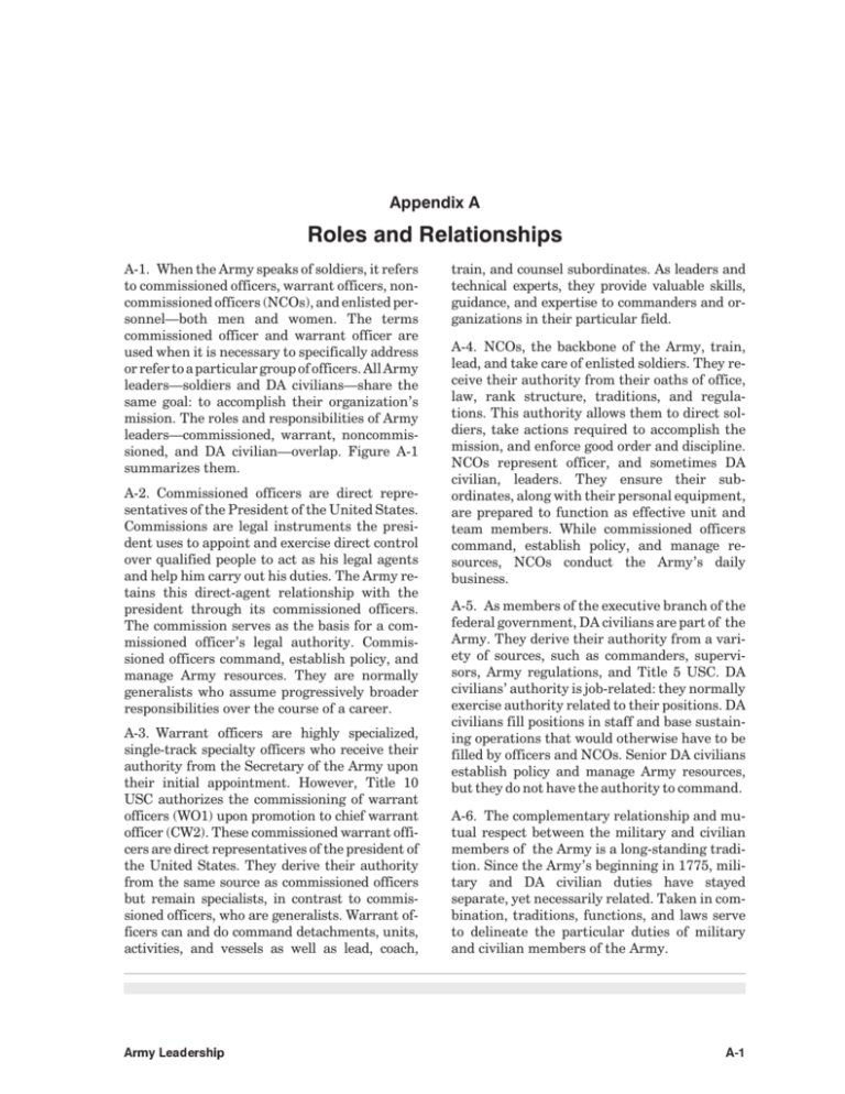 Appendix A