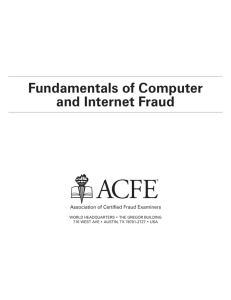 Internet and Computer Fraud