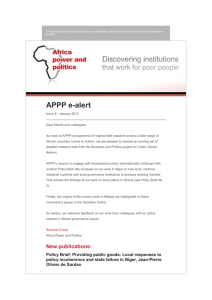 APPP e-alert - Research for Development