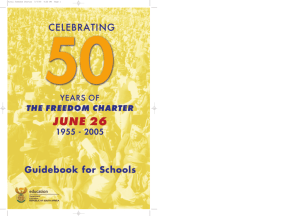 Freedom Charter - South African History Online