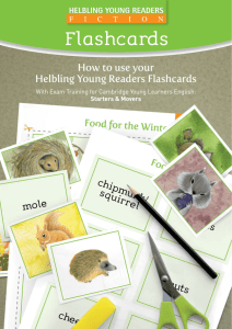 How to use your Helbling Young Readers Flashcards
