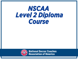 NSCAA Level 2 Diploma Course
