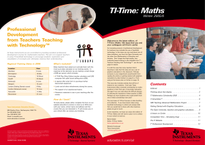 TI-Time: Maths - Texas Instruments