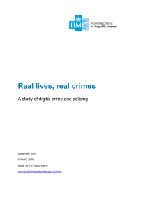 Real lives, real crimes: A study of digital crime and policing