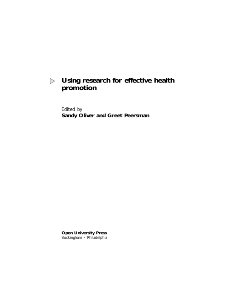 health promotion paper coursehero