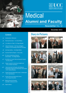 Medical Alumni Newsletter 2013