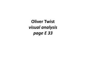 Oliver Twist visual analysis page E 33
