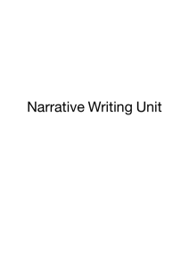 Narrative Writing Unit