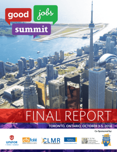 The Good Jobs Summit / Final Report