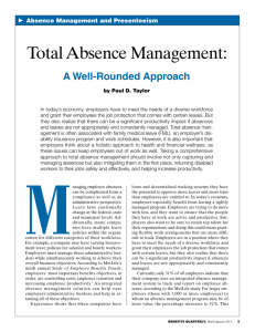 Total Absence Management