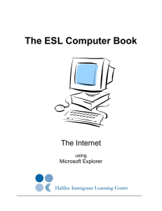 The ESL Computer Book - The Internet