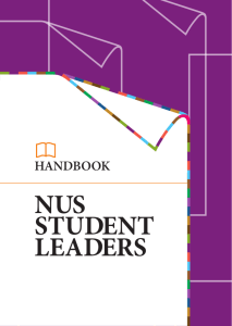 nus student leaders - National University of Singapore