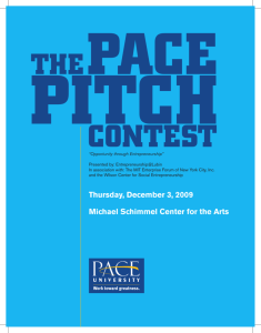 Pitch Contest Brochure