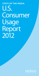 Nielsen U.S. Consumer Usage Report 2012