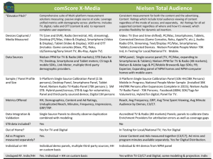 comScore X-Media Nielsen Total Audience