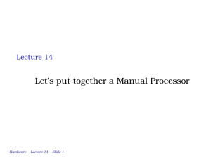 Let's put together a Manual Processor