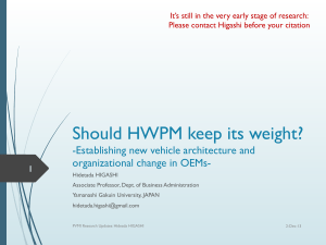 Should HWPM keep its weight? - Mack Institute for Innovation