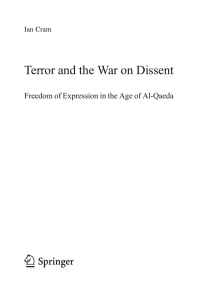 Terror and the War on Dissent: Freedom of Expression in the Age of