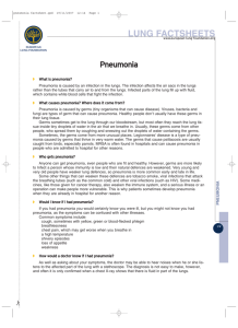 Pneumonia - European Lung Foundation