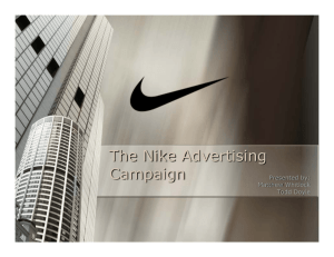 The Nike Advertising Campaign