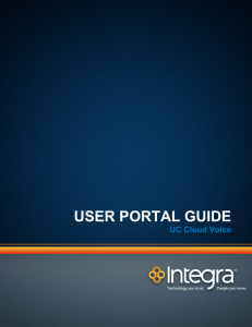 User Portal User Guide