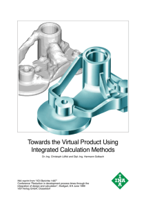 Towards the Virtual Product Using Integrated