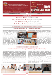 SIOM MBA Newsletter 2013-14 Final Ver 1