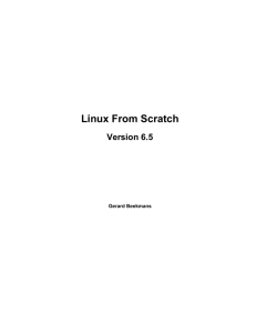 Linux From Scratch Version 6.5