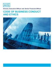 code of business conduct and ethics