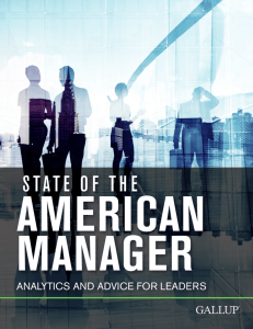 State of the American Manager - American Society of Employers