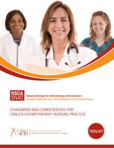 Standards and Competencies for Cancer Chemotherapy Nursing