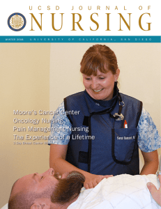 Moore's Cancer Center oncology nursing Pain Management nursing