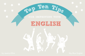 10 tips - Sky Blue English