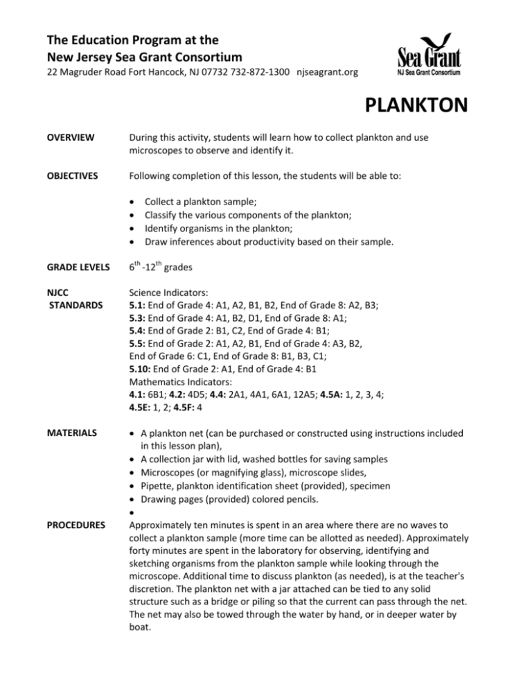 plankton - Sea Grant